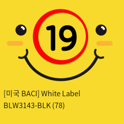 [미국 BACI] White Label BLW3143-BLK (78)