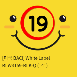 [미국 BACI] White Label BLW3159-BLK-Q (141)