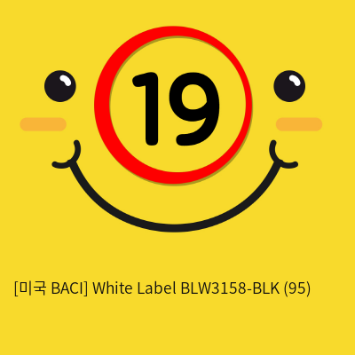 [미국 BACI] White Label BLW3158-BLK (95)