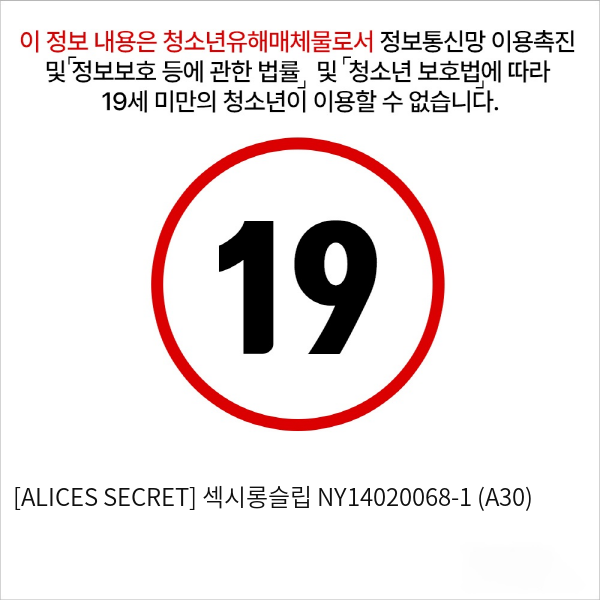 [ALICES SECRET] 섹시롱슬립 NY14020068-1 (A30)